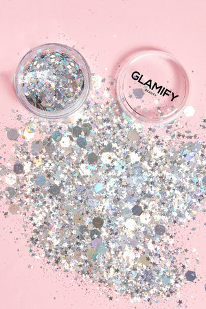 Glamify Chunky Silver Body Glitter