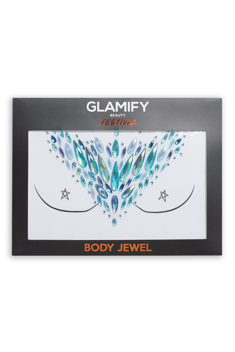 Glamify Turquoise Snow Queen All In One Body Jewels