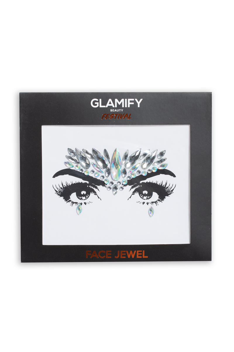 Glamify Silver Unicorn Crown All In One Face Jewels