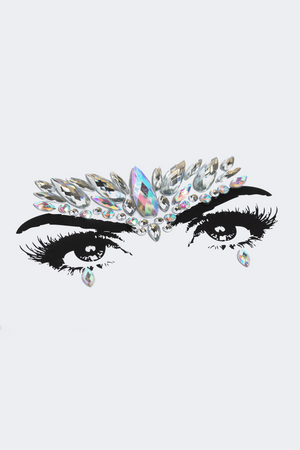 Glamify Silver Unicorn Crown All In One Face Jewels