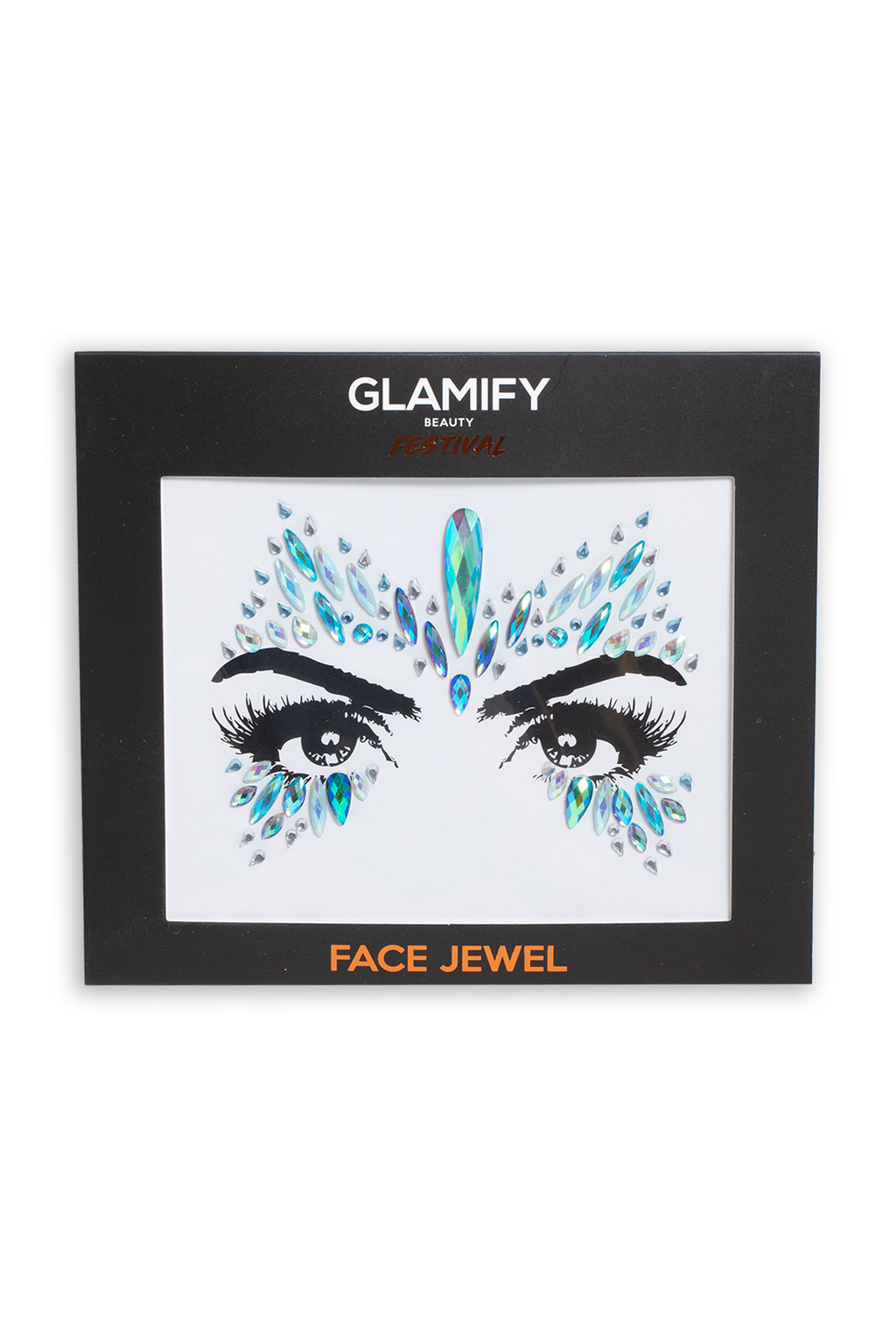 Glamify Turquoise Snow Queen All In One Face Jewels