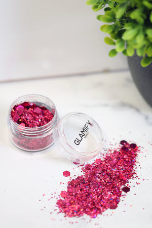 Glamify Chunky Pink Body Glitter